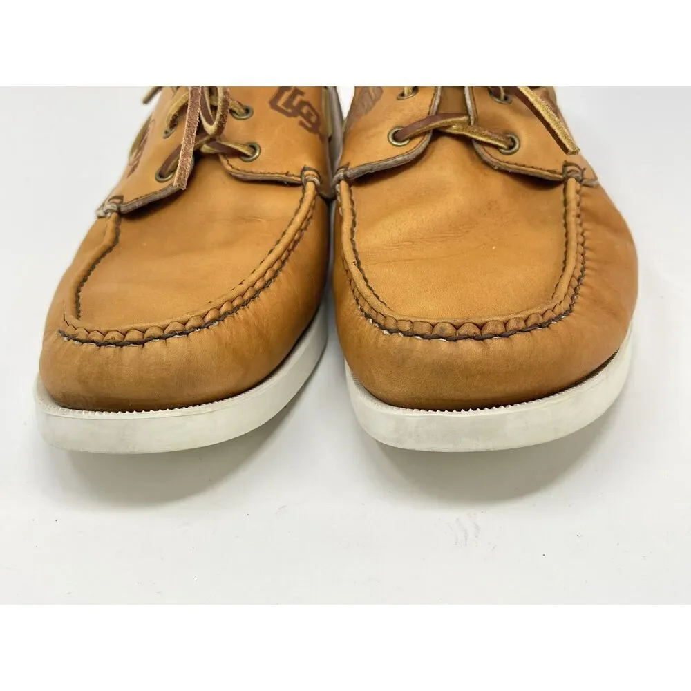 Allen Edmonds Shortstop Boat Shoes San Francisco SF Giants Baseball Size 12 EEE